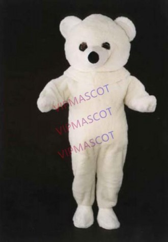 White Polar Bear Costume Mascot