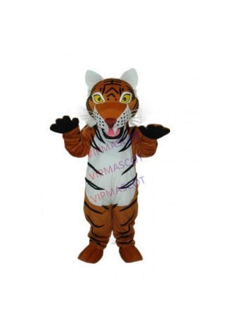 Version Brown Tiger Mascot Adult Costume