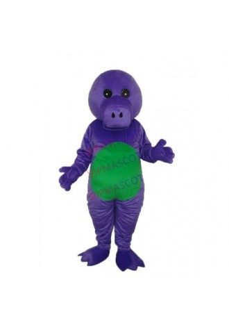 Purple Dinosaur Mascot Adult Costume Online