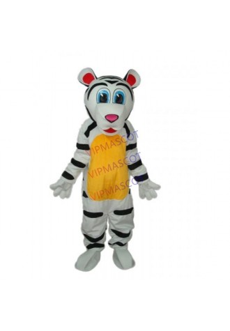 Colorful Tiger Mascot Adult Costume
