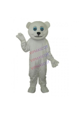 Little Polar Bear Mascot Adult Costume Online