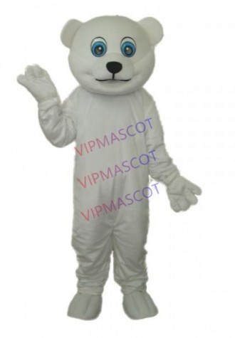 Little Polar Bear Mascot Adult Costume Online