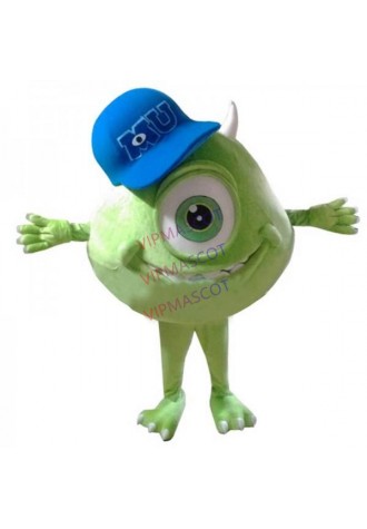 Mike Wazowski Mascot Costume From Monsters University Fancy Dress