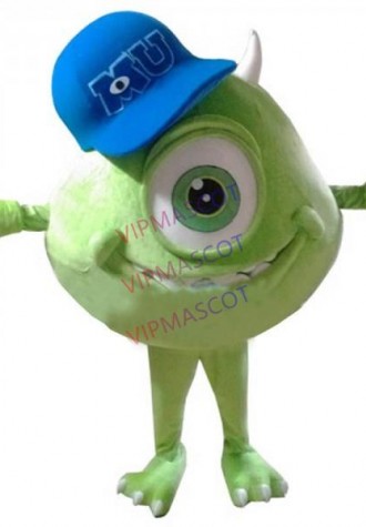 Mike Wazowski Mascot Costume From Monsters University Fancy Dress