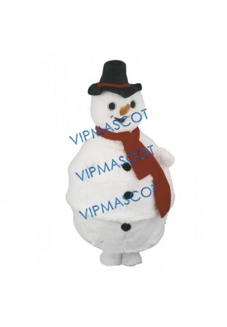 Snowman Mascot Costume Good Ventilation