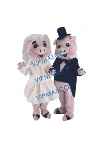 Married Pigs Mascot Costume