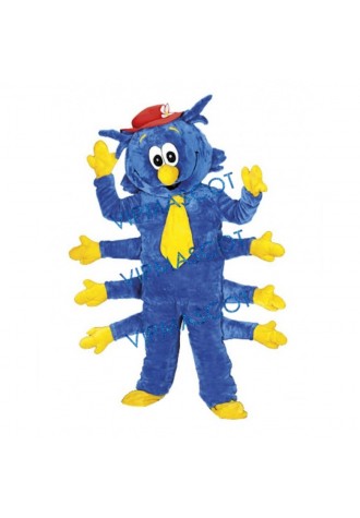 Mascot Costume Centipede Happy