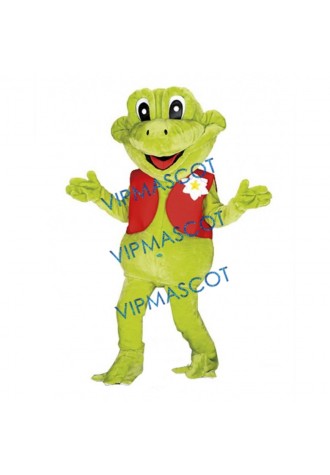 Frog Mascot Costume Happy