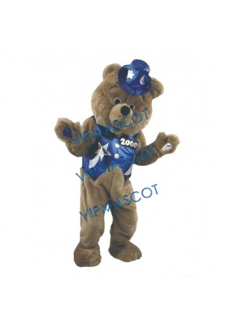 Cute Friendly Bear Mascot Costume