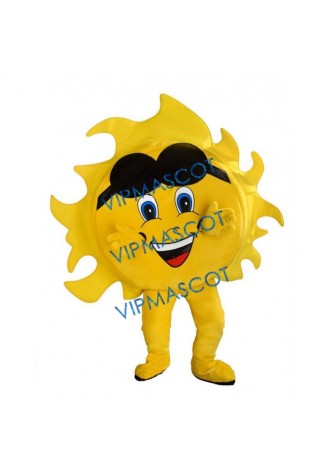 Happy Sun Mascot Costume