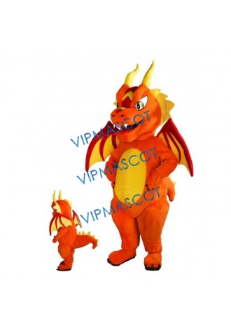 Professional Quality Dragon Mascot Costume Free Shipping