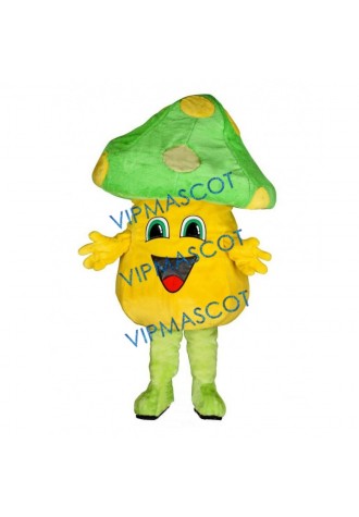 Happy Mushroom Mascot Costume