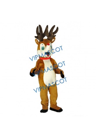 Cute Friendly Deer Mascot Costume