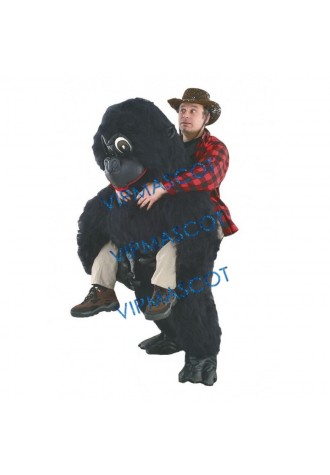 Mascot Costume back gorilla