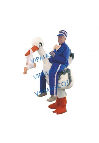 Mascot Costume : back stork
