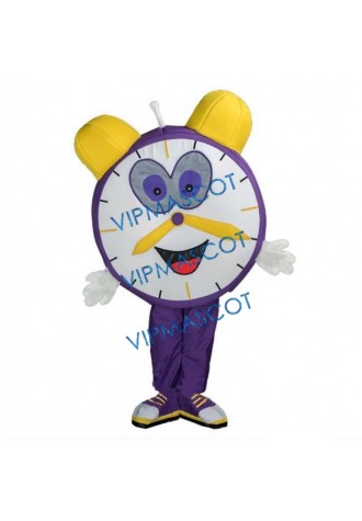 Clock Mascot Costume wakes up