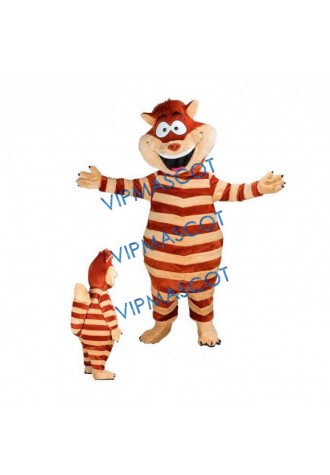 Cute Happy Cat Mascot Costume