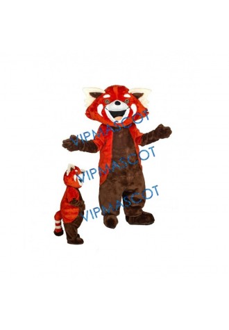 Red Raccoon Mascot Costume