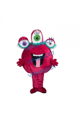 Pink martian Mascot Costume
