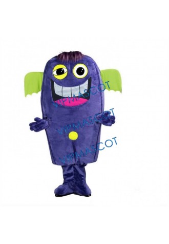 Purple martian Mascot Costume