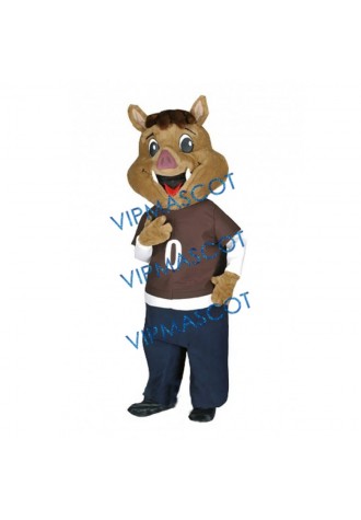 Cute Boar Mascot Costume