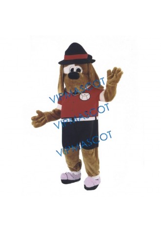 Cute Happy Dog Mascot Costume