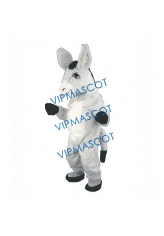 Gray Donkey Mascot Costume Free Shipping