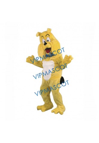 Cute Happy Bulldog Mascot Costume