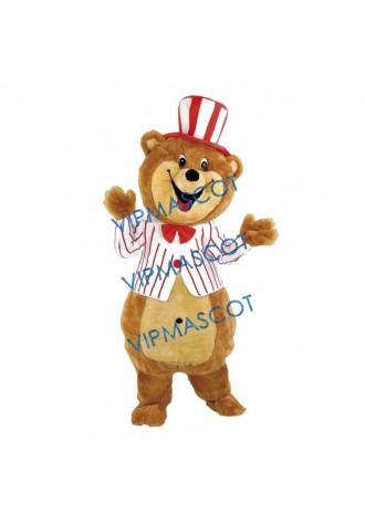 Cute Friendly Bear Mascot Costume circus