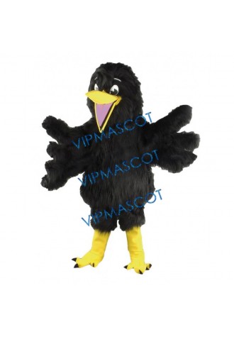 Happy Raven Mascot Costume
