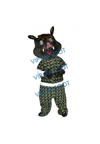Happy Boar Mascot Costume