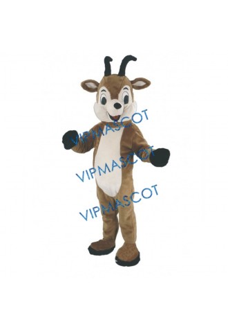 Cute Happy Chamois Mascot Costume