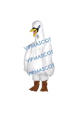 White Goose Mascot Costume