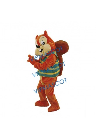 Happy Squirrel Mascot Costume