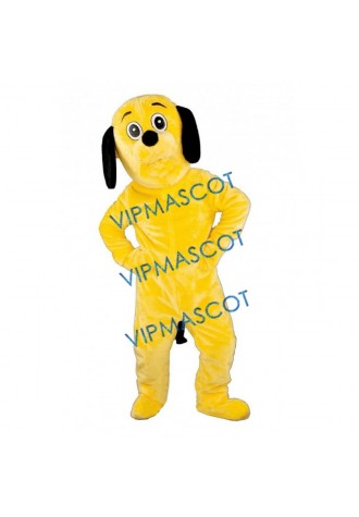 Yellow Dog Mascot Costume
