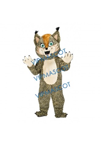 Cute Happy Leopard Mascot Costume