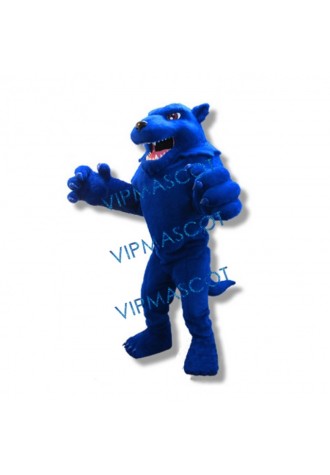 Blue Wolf Mascot Costume