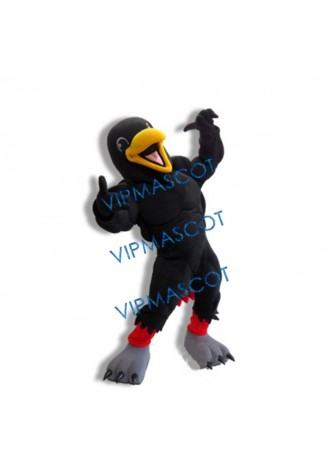 Happy Raven Mascot Costume