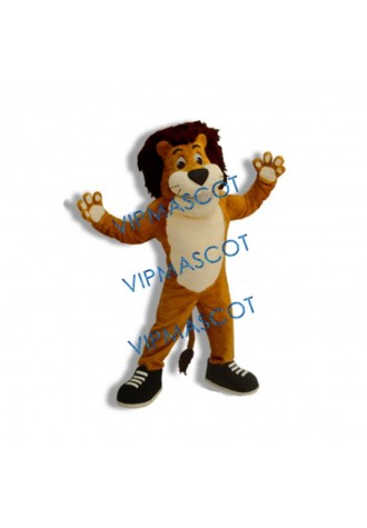 College Happy Lion Mascot Costume