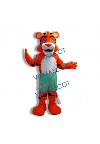 School Lovely Tiger Mascot Costume