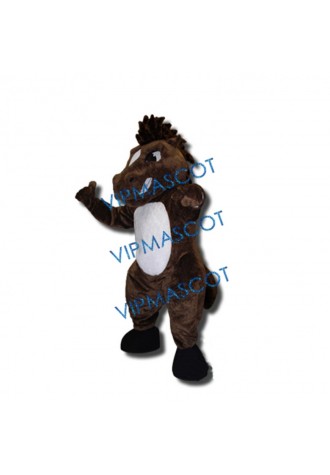 College Angry Mustang Mascot Costume