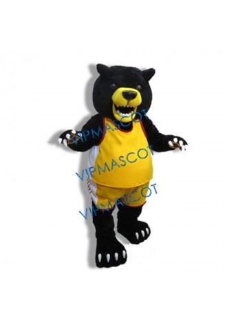 College Black Bear Mascot Costume