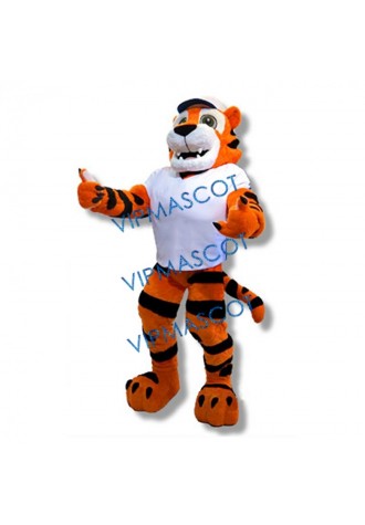 Happy Dad Tiger Mascot Costume