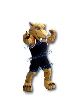 Power Sabretooth Tiger Mascot Costume