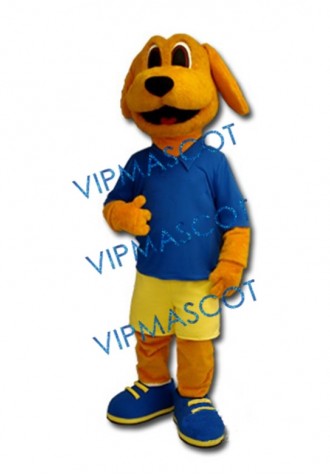 Goldie Dog  Mascot Costume