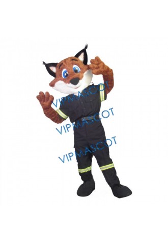Paramedic Fox Mascot Costume
