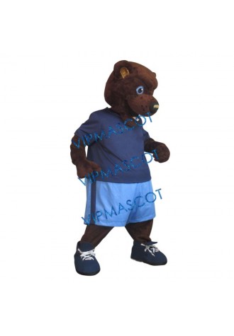 Happy Brown Bear Mascot Costume