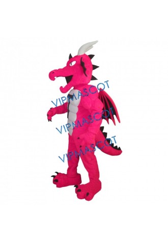Red Dragon Mascot Costume