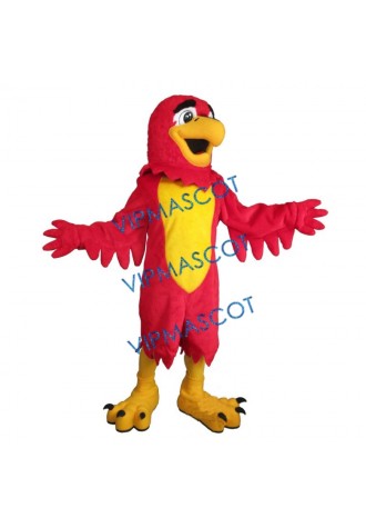 Red Falcon Mascot Costume