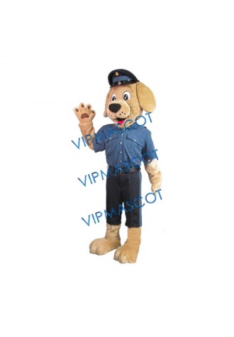 Police Handsome Dog Mascot Costume